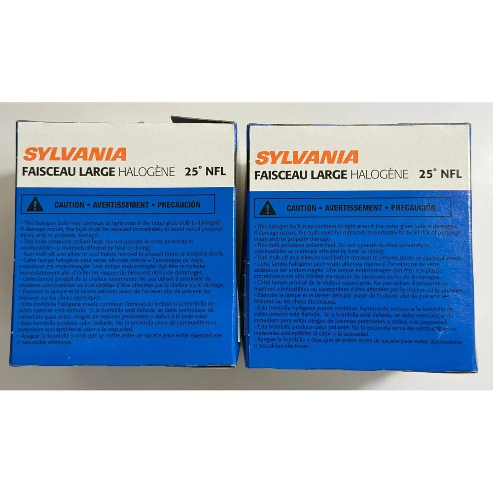 SYLVANIA 75PAR30/CAP/SPL/NFL25 Light Bulbs Lot of 2